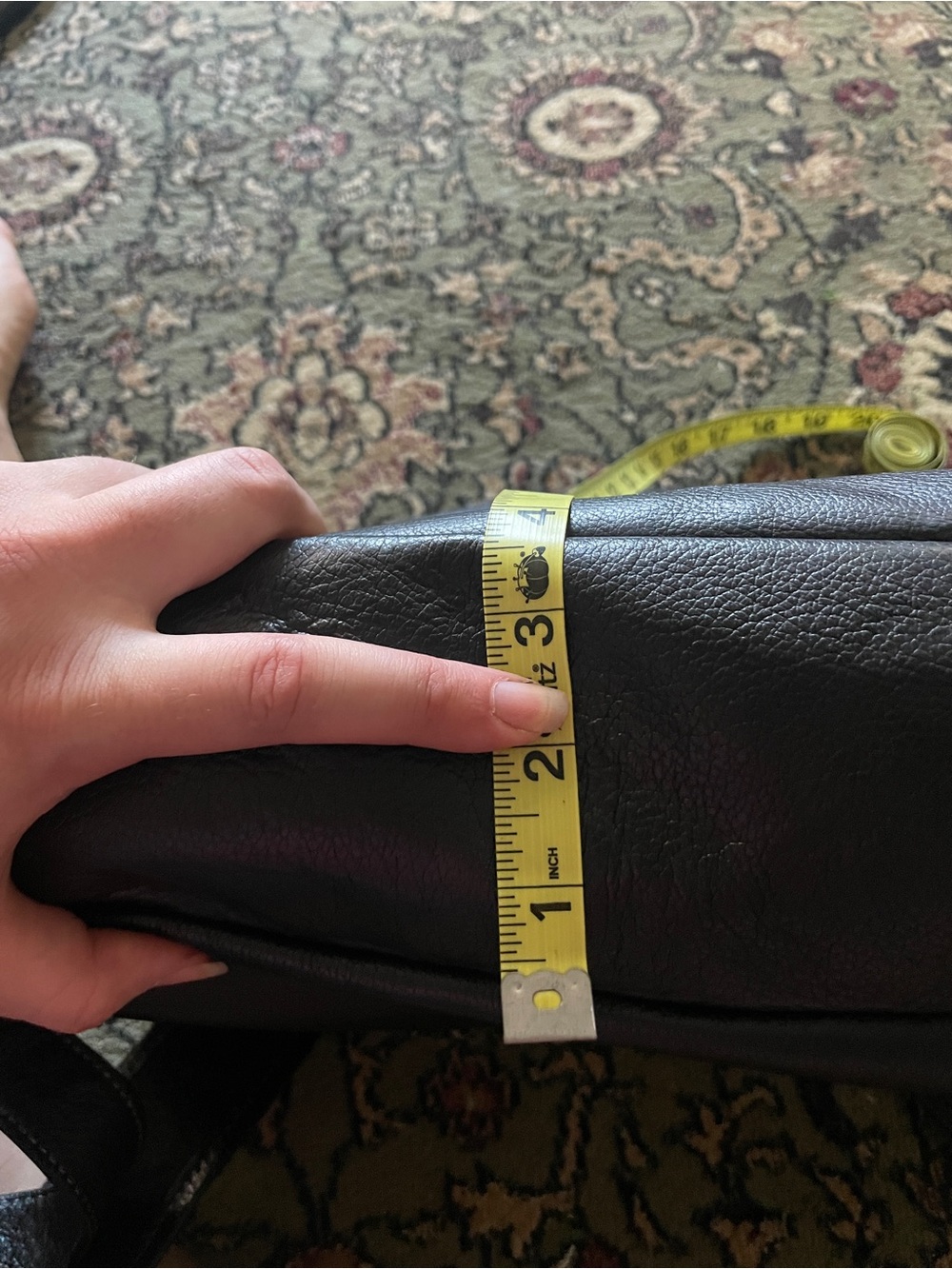 Hexagona Paris Leather Travel Backback - Picture 12 of 14